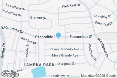 Map image of the property - 6713 Escondido Dr