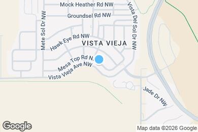 Map image of the property - 8316 Mesa Top Rd NW