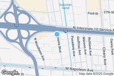 Map image of the property - Margeaux Metairie