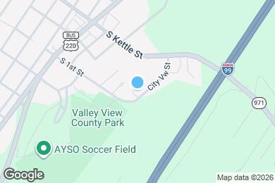 Map image of the property - 1242 City Vw St