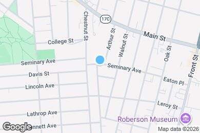 Map image of the property - 53 Seminary Ave