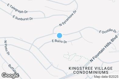 Map image of the property - 15838 E Burro Dr