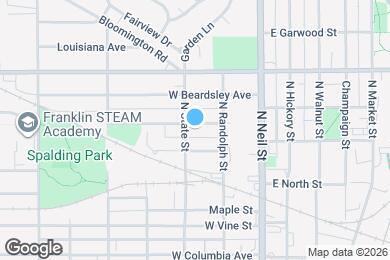 Map image of the property - 209 W Eureka St