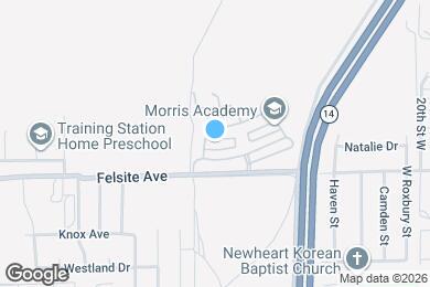 Map image of the property - 2436 Horizon Dr W