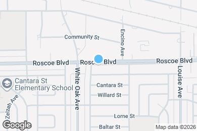 Map image of the property - 17606 Roscoe Blvd