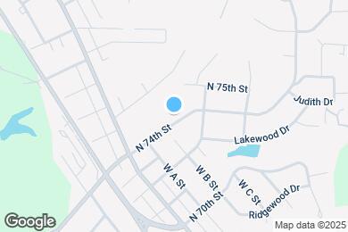 Map image of the property - 109 N 74th St