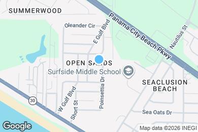 Map image of the property - 208 Poinsettia Dr