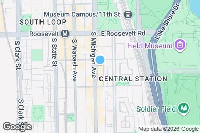 Map image of the property - 1311 S Michigan Ave