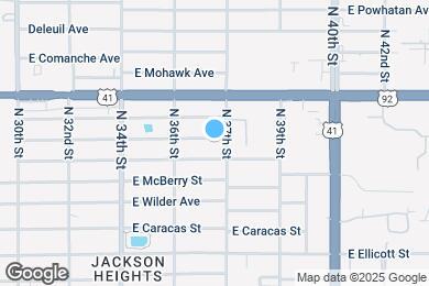 Map image of the property - 3619 E Frierson Ave