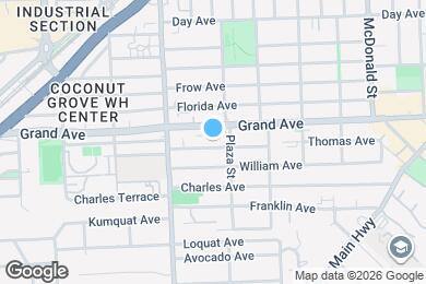Map image of the property - 3631 Thomas Ave Miami, FL 33133