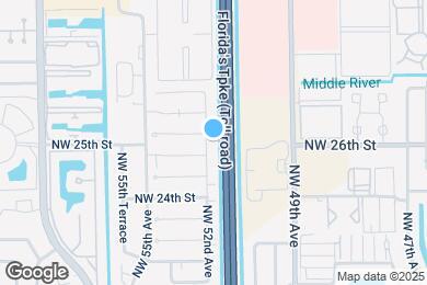 Map image of the property - 2520 NW 52nd Ave