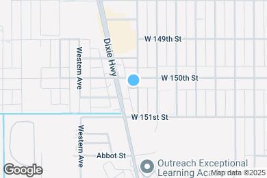 Map image of the property - 15010 Vail Ave
