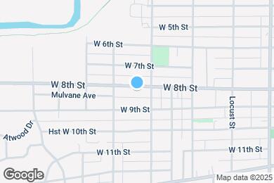 Map image of the property - 1623 W 8th St