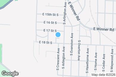 Map image of the property - 1723 S Crescent Ave