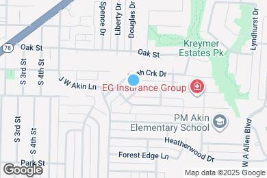 Map image of the property - 207 Tanglewood Dr