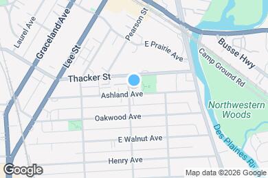 Map image of the property - 931 S Cora St