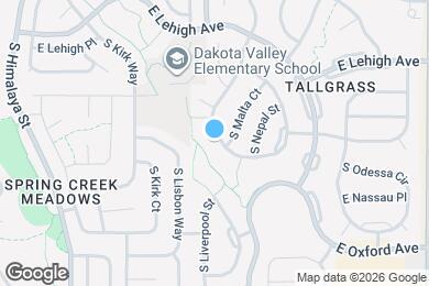 Map image of the property - 4087 S Malta St