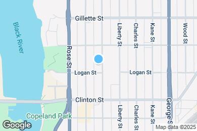 Map image of the property - 1413 Avon St