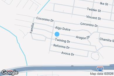 Map image of the property - 3439 Twining Dr