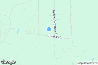 Map image of the property - 1010 Foothills Dr