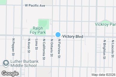 Map image of the property - 3000 W Victory Blvd