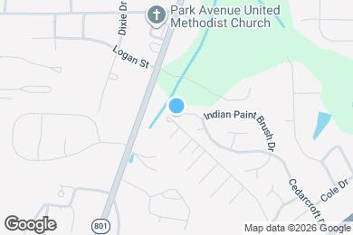 Map image of the property - 430 Cedarcroft Dr