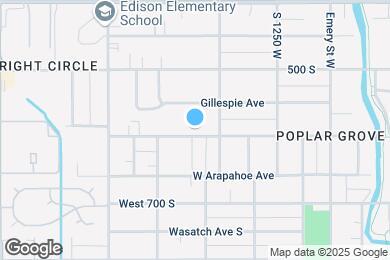 Map image of the property - 1376 W 600 S