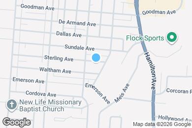 Map image of the property - 1711 Sterling Ave