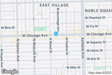 Map image of the property - 1741 W Chicago Ave