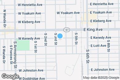 Map image of the property - 319 W Kenedy Ave