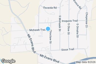 Map image of the property - 13401 S Choctaw St