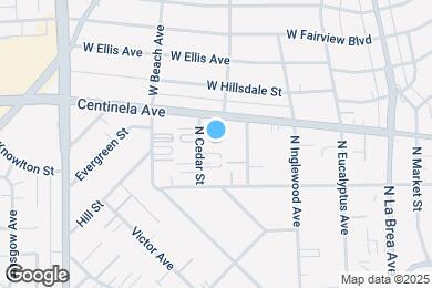Map image of the property - Cedar Glen Apts