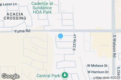 Map image of the property - 23844 W Papago St