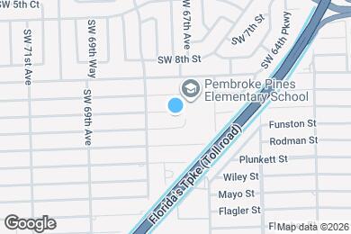 Map image of the property - 6740 SW 10th Ct