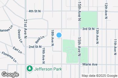 Map image of the property - 221 17th Ave N