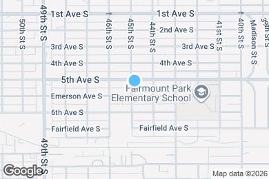 Map image of the property - 4463 Emerson Ave S