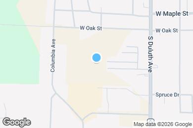 Map image of the property - Bay Pointe Apartments