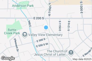 Map image of the property - 363 S 1100 E