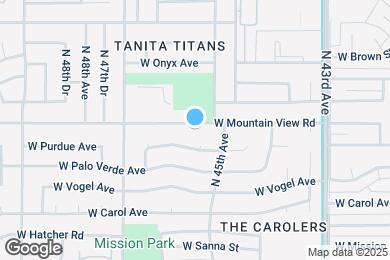 Map image of the property - 4527 W Mountain View Rd