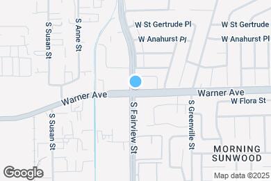 Map image of the property - 2801 W Warner Ave