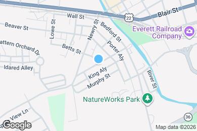 Map image of the property - 303 Franklin St