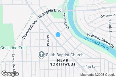 Map image of the property - 1128 Portage Ave