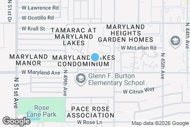 Map image of the property - 6550 N 47th Ave