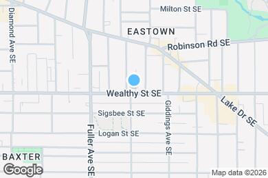 Map image of the property - 1303 Wealthy St SE
