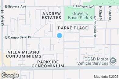 Map image of the property - 1935 E Campo Bello Dr