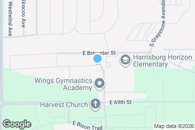 Map image of the property - HUGE 4 bedroom home with fenced in backyard!