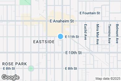 Map image of the property - 1075 Redondo Ave