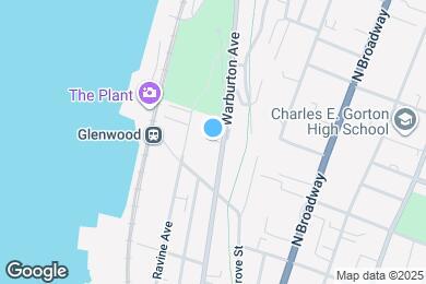 Map image of the property - 419 Warburton Ave