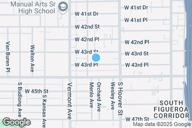 Map image of the property - 859 W 43rd Pl