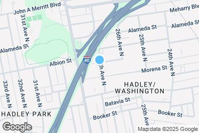 Map image of the property - 2701 Eden St